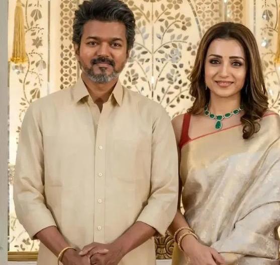 విజయ్ సీటు త్రిష దే..! రాజకీయాల్లో అరంగేట్రం చేయనున్న నటి త్రిష?