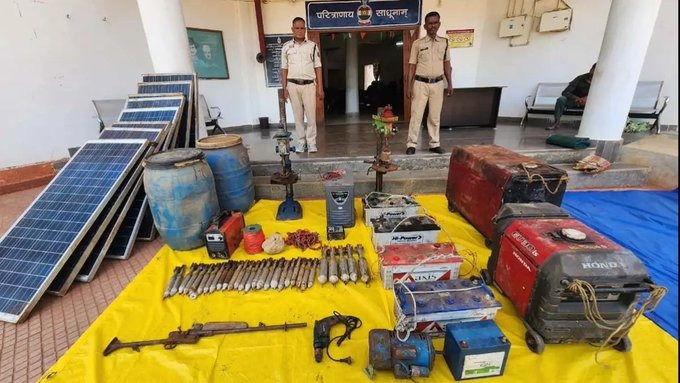 Chhattisgarh Maoist Dump Seized