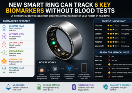 Smart biomarker ring