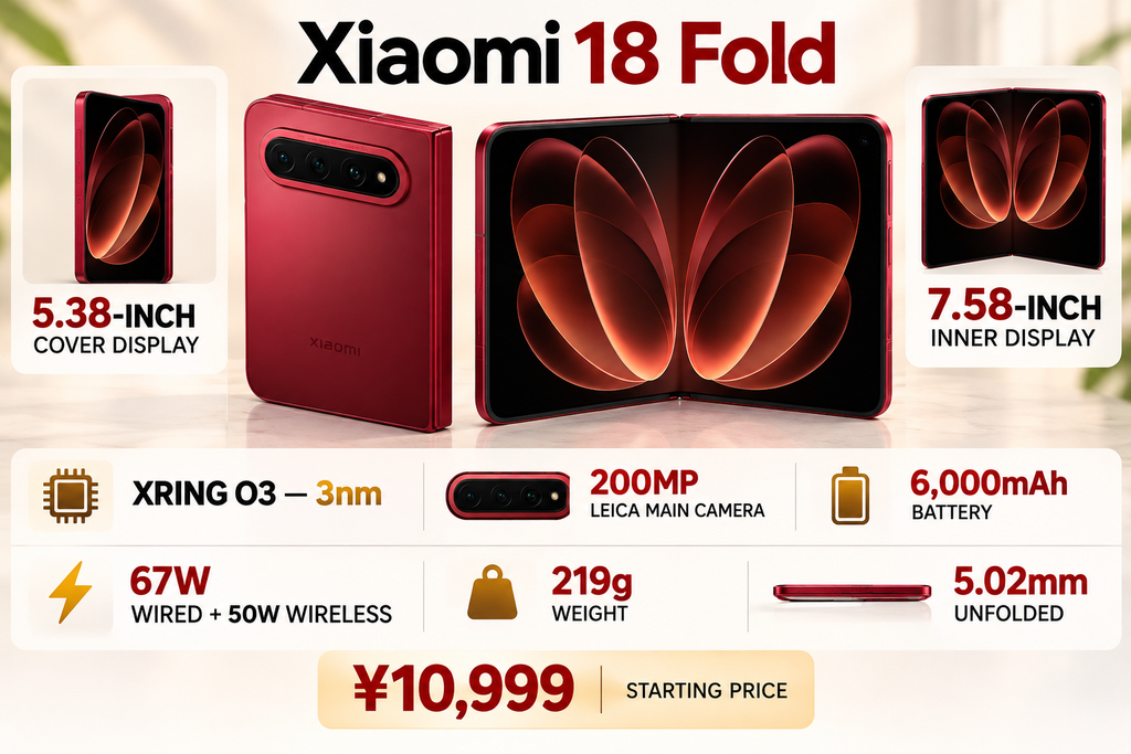 Xiaomi 18 Fold