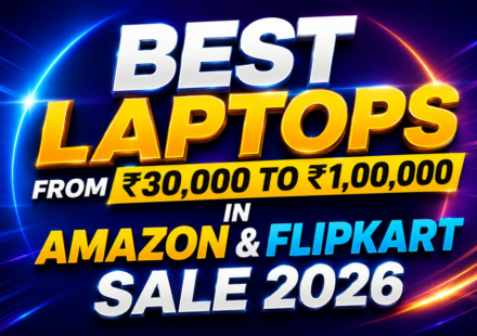 Best Laptops from ₹30,000 to ₹1,00,000