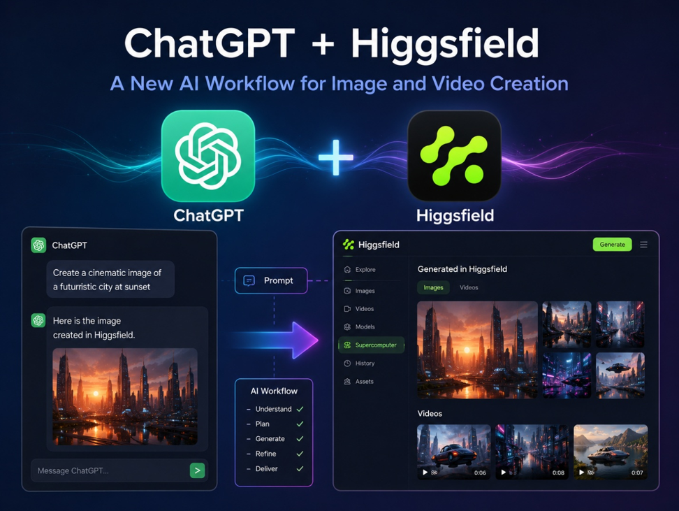 ChatGPT Higgsfield integration