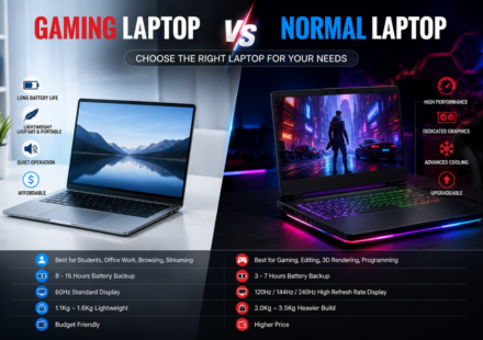 Gaming Laptop vs Normal Laptop