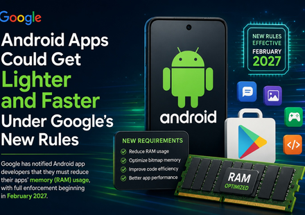 Google, Android, Android Apps, RAM, Android 17, Google Play Store, Smartphones, Mobile Technology, App Performance, Tech NewsGoogle’s New Android RAM Rules