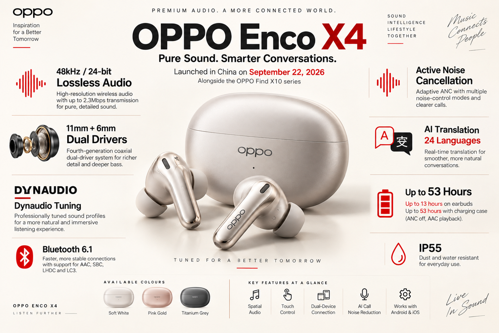 OPPO Enco X4 launch