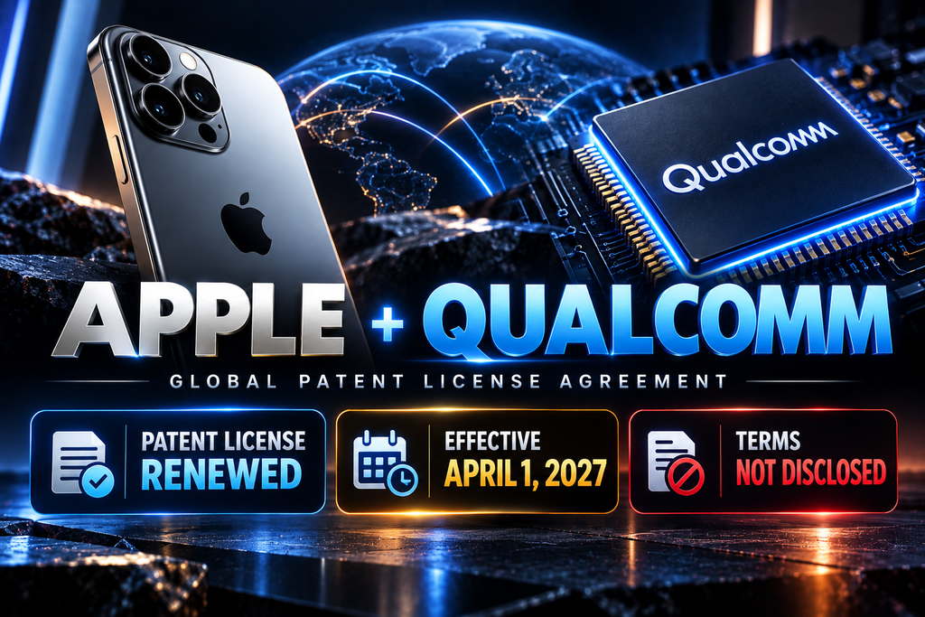 Qualcomm Apple patent license agreement