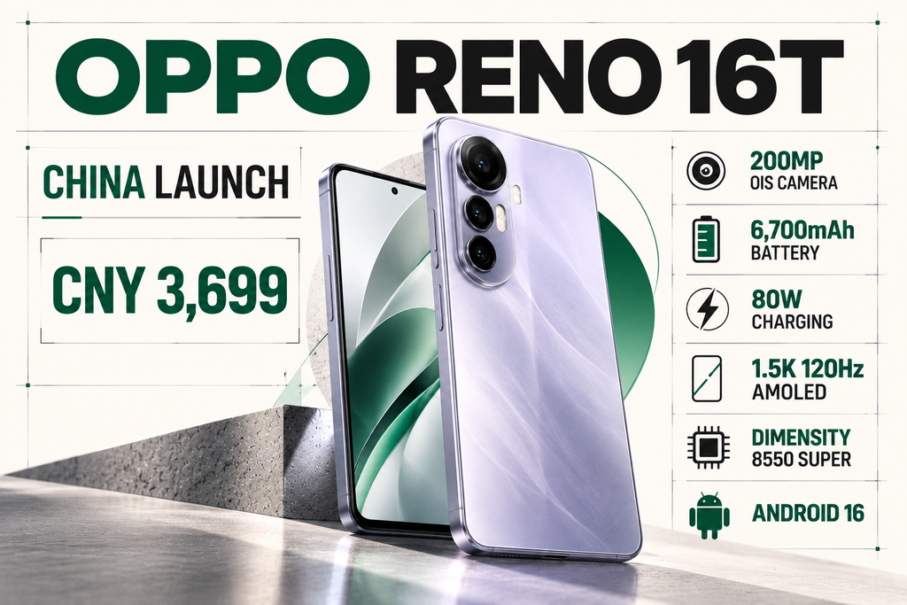OPPO Reno 16T