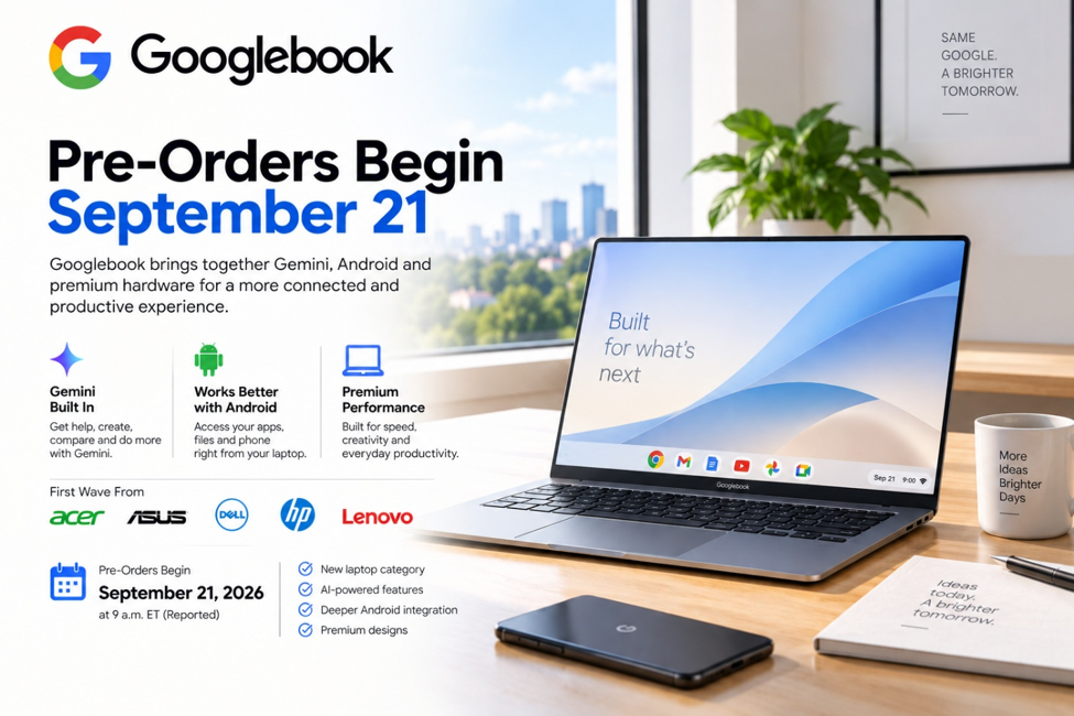 Googlebook pre-orders