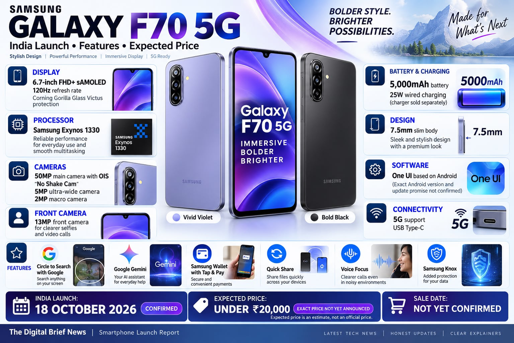 Samsung Galaxy F70 5G