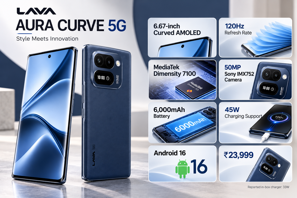 Lava Aura Curve 5G