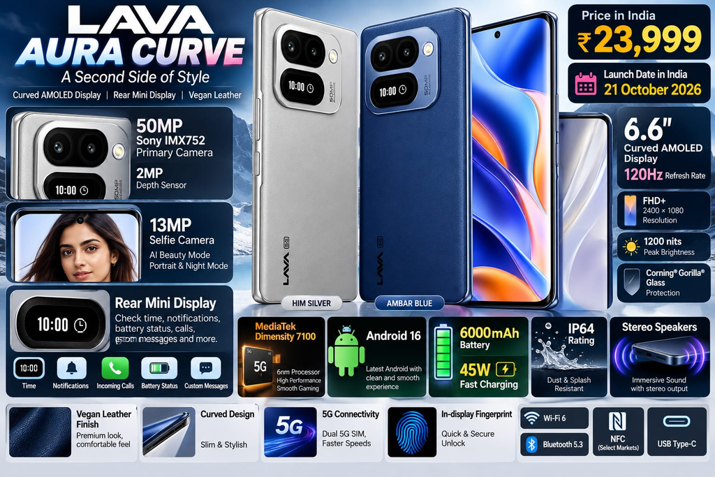 Lava Aura Curve 5G