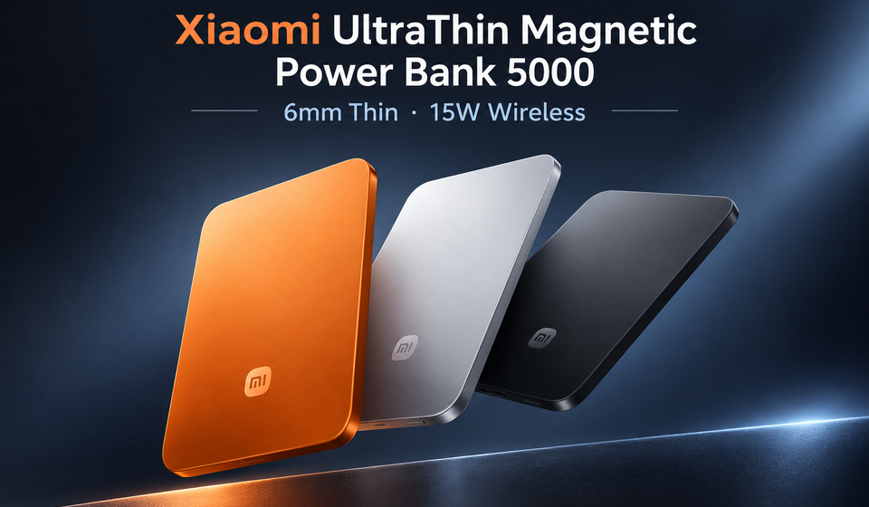 Xiaomi UltraThin Magnetic Power Bank 5000