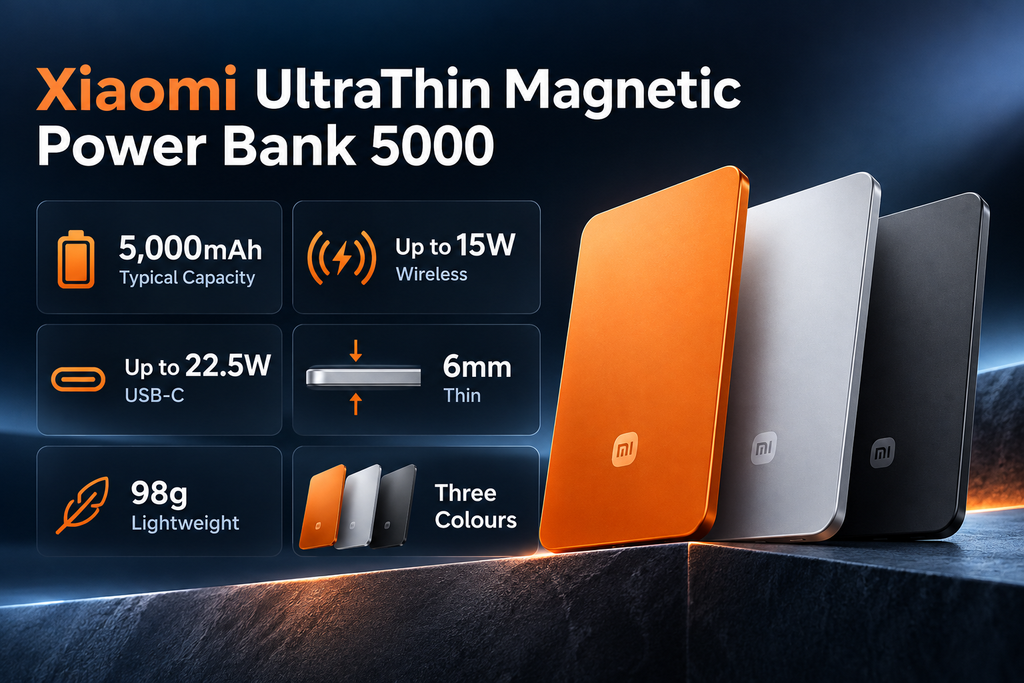 Xiaomi UltraThin Magnetic Power Bank 5000