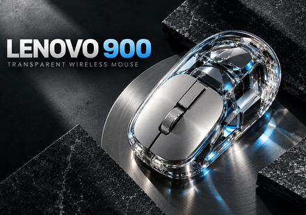 Lenovo 900 Transparent Wireless Mouse