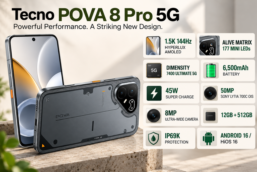 Tecno POVA 8 Pro 5G