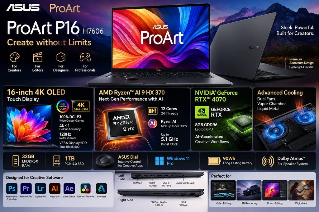 ASUS ProArt P16 H7606