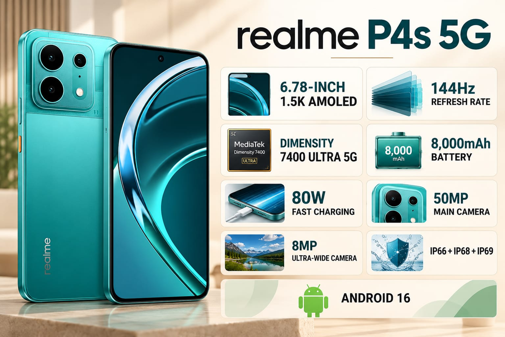 Realme P4s 5G