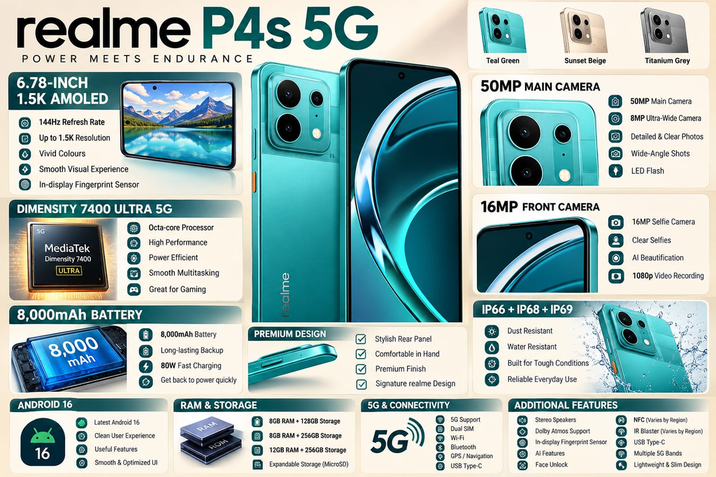 Realme P4s 5G